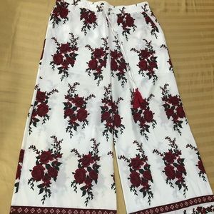Guess Floral Palazzo wide-leg Pants